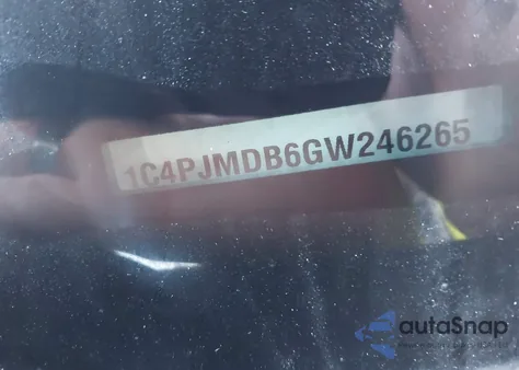 2016 Jeep Cherokee Limited from USA, damaged, VIN 1C4PJMDB6GW246265